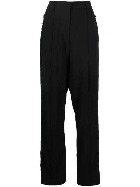 Pantaloni Giuseppe Di Morabito cu șireturi din dantelă negru
