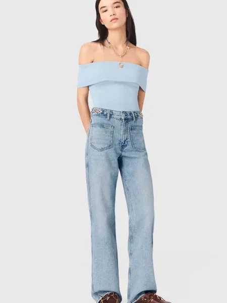 Топ Maje блакитний