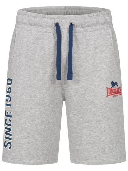 LONSDALE Pantaloni sport albastru închis / amestecat / roșu gri