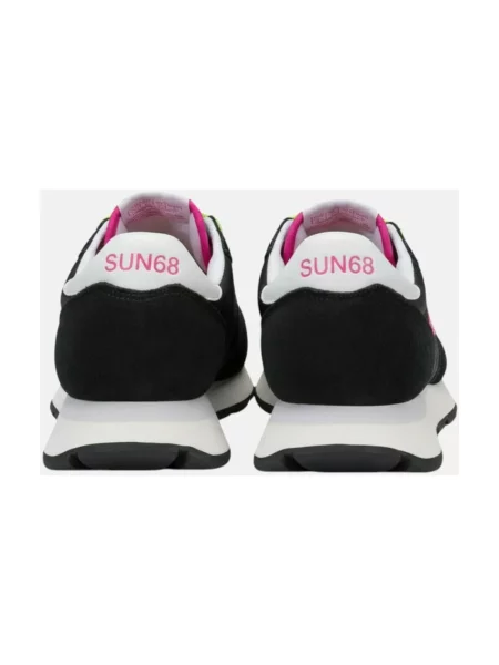 Sneakersy Sun68 skórzane czarne