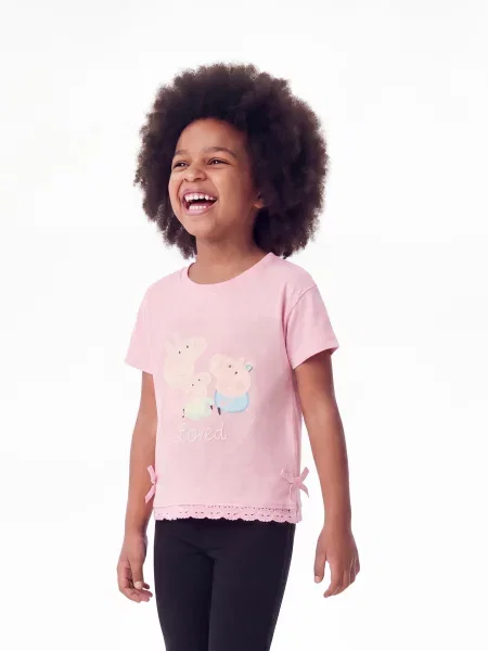 Reserved Peppa Pig póló tört rózsaszín