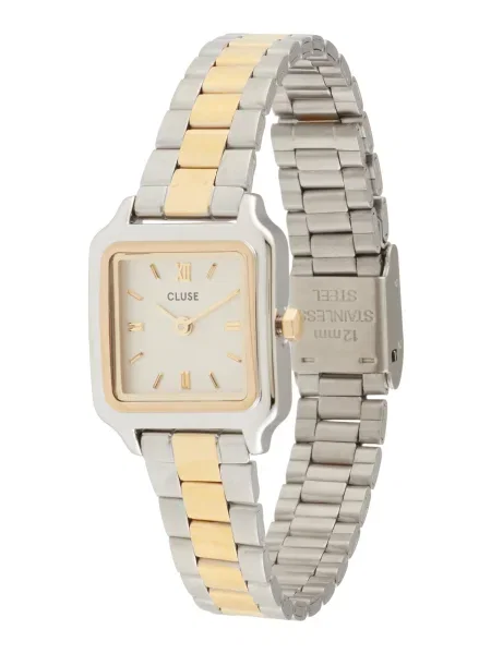 CLUSE Analogové hodinky / stříbrná zlatá
