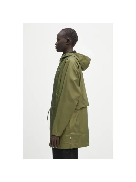 Rains parka Bold Long Jacket W3 przejściowa zielony