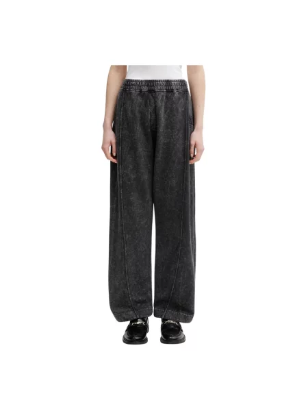 Spodnie Ganni szare