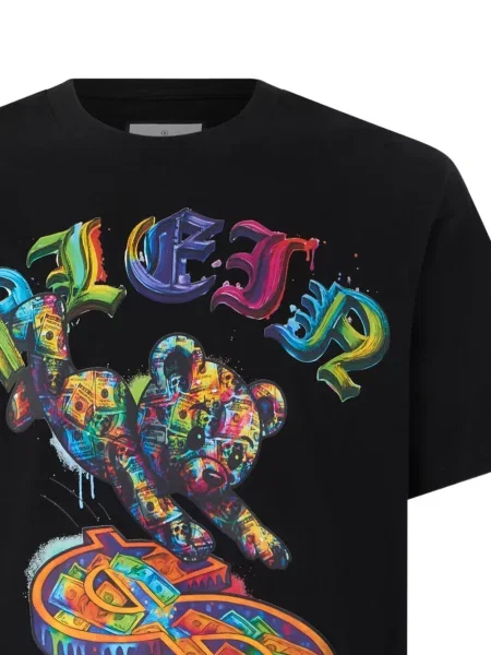 Ursuleț de pluș tricou Philipp Plein negru