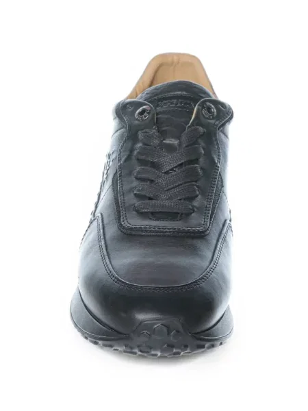 Sneakerși La Martina din piele negru