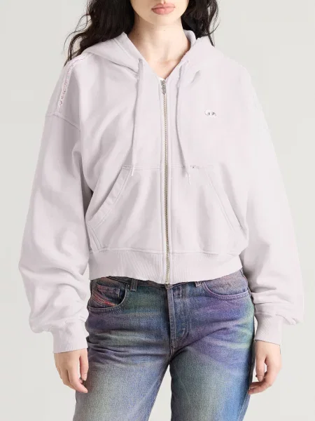 Bluza z kapturem Diesel różowa