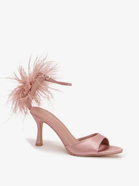 Сандали Boto с пера розово