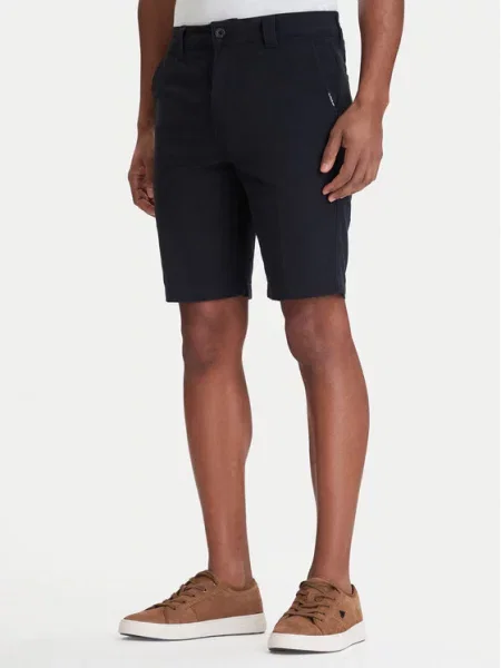 Quiksilver Medžiaginiai šortai Union Straight juoda