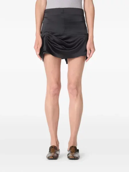 Fusta mini Iro drapată negru