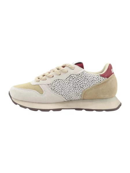 Sneakersy Sun68 beżowe