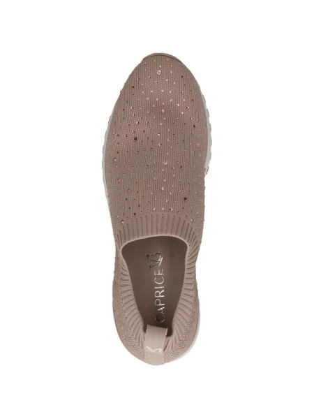 Slip on bačkory Caprice béžové