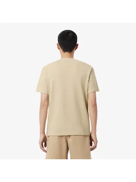 Футболка Lacoste бежевая