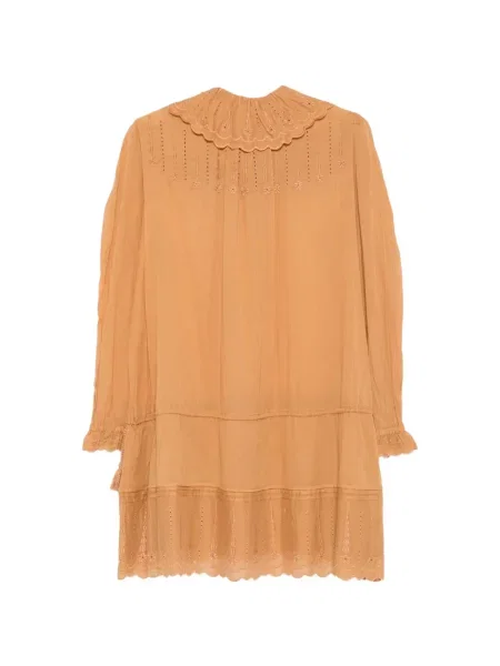 Rochie mini Marant Etoile cu broderie maro