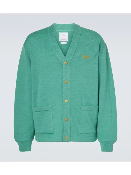 Cardigan Visvim de lână verde