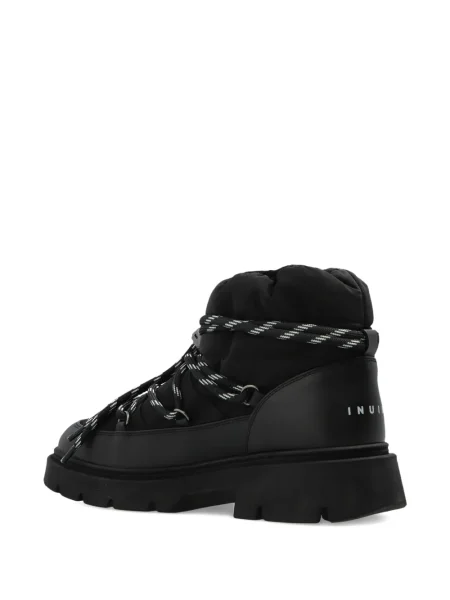 Botine Inuikii cu șireturi din dantelă negru