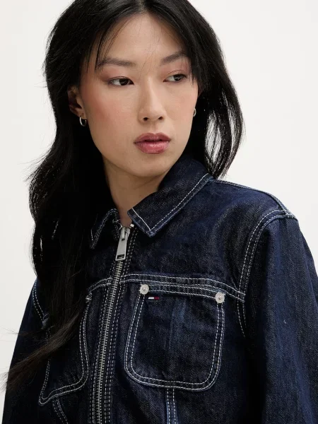 Tommy Jeans преходно яке дамско от деним