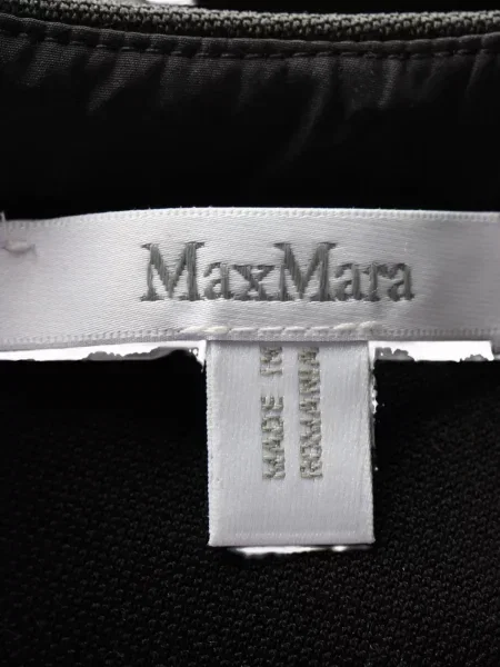 Rochie mini Max Mara din jerseu de costum negru