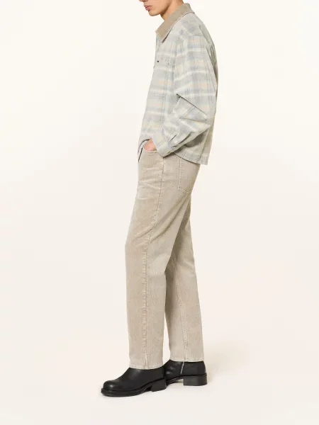 Represent Spodnie Z Sztruksu Regular Fit beige beżowe