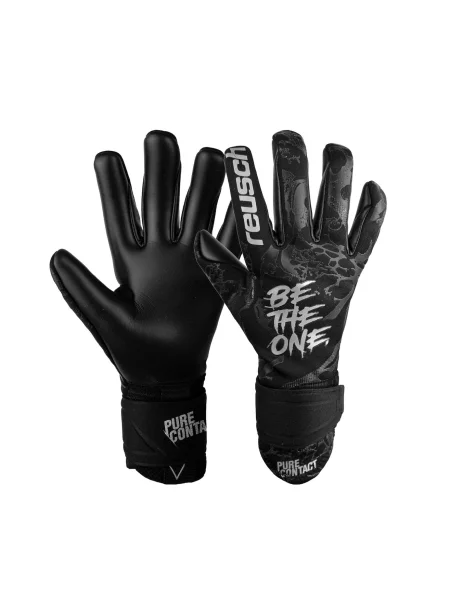 REUSCH Športové rukavice Pure Contact Infinity striebornosivá čierna