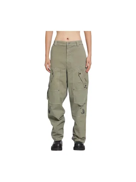 Spodnie Off-white z logo białe