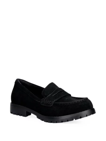 Велурени chunky лоуфъри Skechers черно