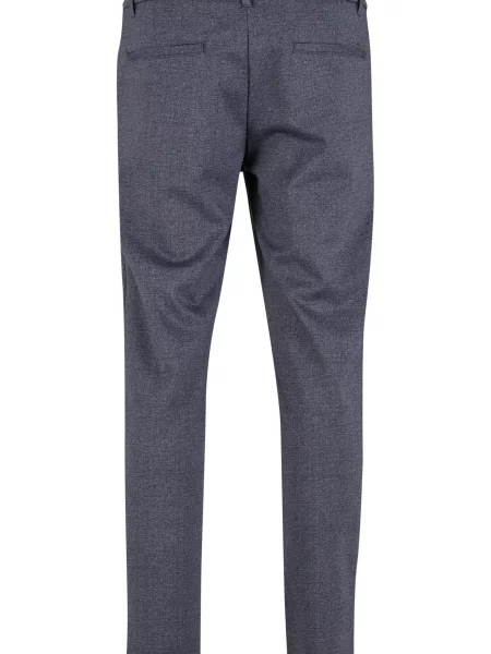 INDICODE JEANS Élére vasalt nadrágok Zeddi tengerészkék