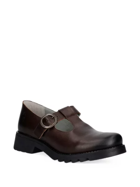 Pantofi Fly London cu cataramă maro