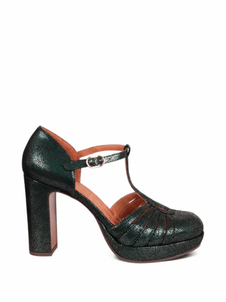 Pantofi cu toc Chie Mihara verde