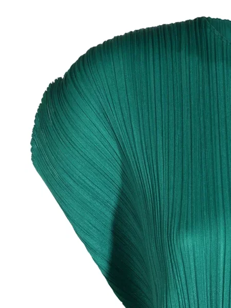 Rochie mini Pleats Please Issey Miyake verde