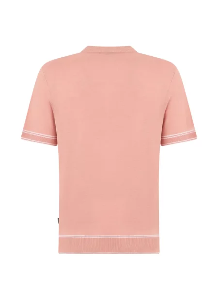 Tricou Boss cu dungi roz