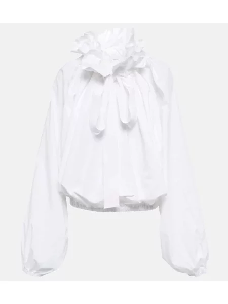 Bluză Patou cu volane alb