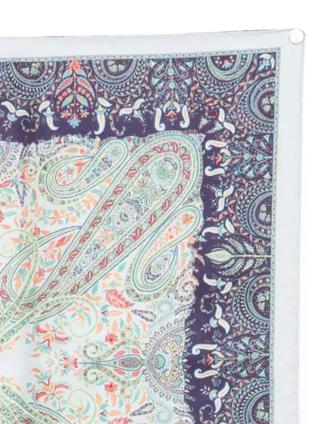 Fular Etro de mătase cu imagine cu model paisley