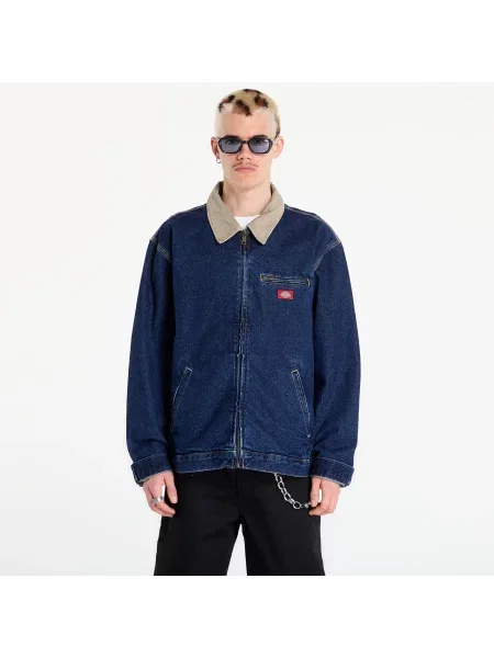 Jachetă Dickies Denim Painter Jacket Dark Indigo S albastru