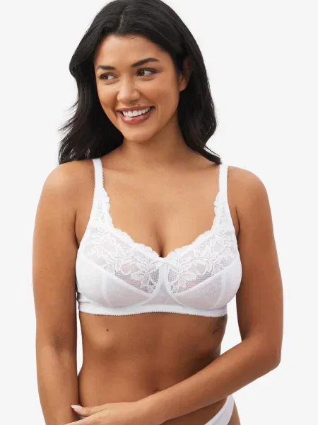 Next Sutien bej / negru alb