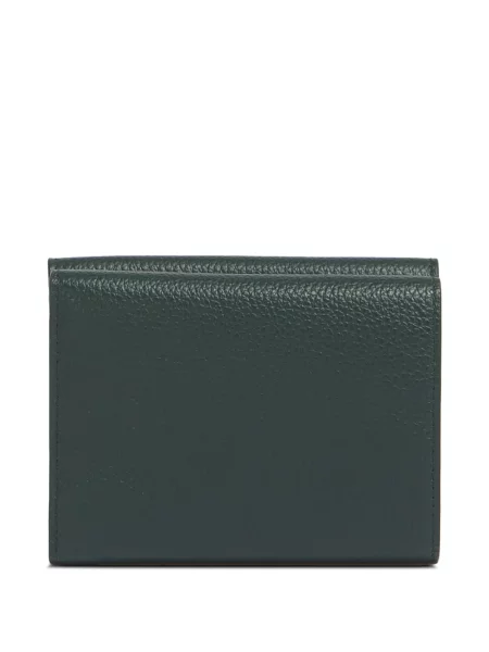 Portofel Marni cu broderie verde