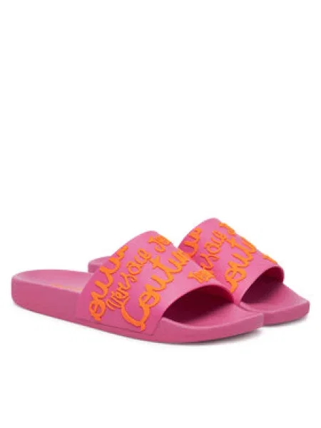 Pantofle Versace Jeans Couture růžové