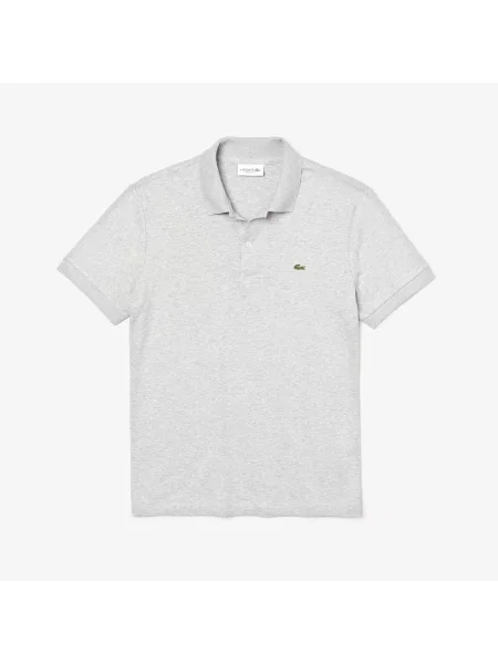 Lacoste поло чоловіче стартного крою сіре