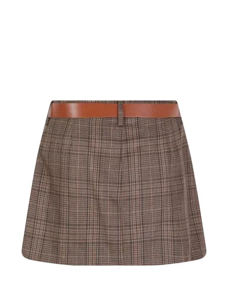 Cu centură pantaloni scurți Dondup maro