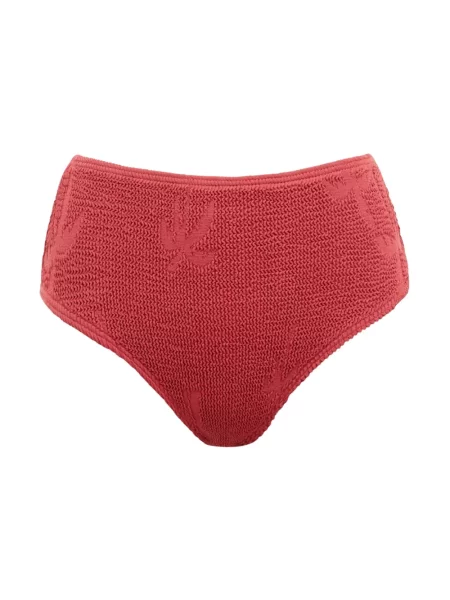 Bikini Bond Eye z wysoką talią czerwone