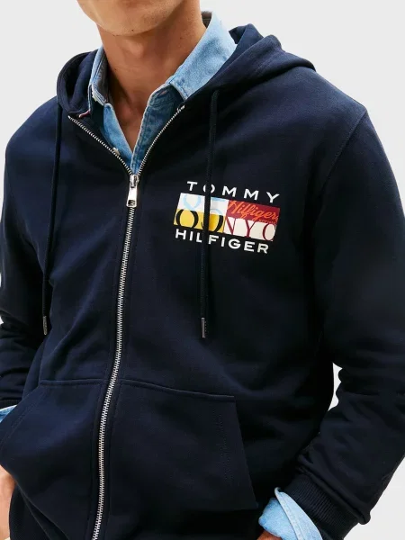 Толстовка Tommy Hilfiger синя