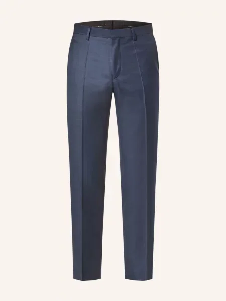 Roy Robson Oblekové Kalhoty Slim Fit tmavě modrá