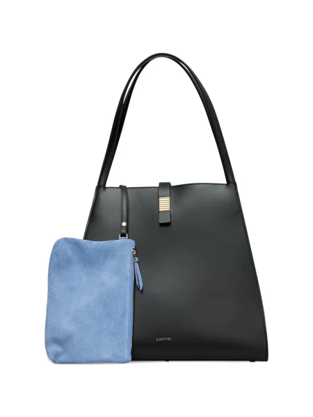 Geanta de piele Lanvin din piele negru