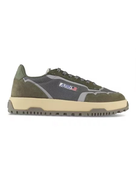 Sneakersy Autry zamszowe zielone