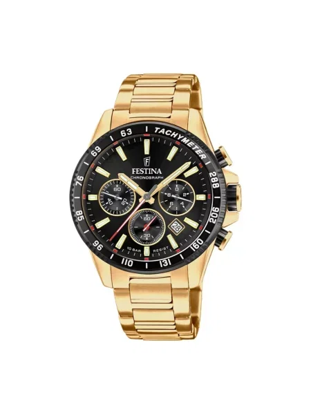 FESTINA Analogové hodinky Chronograph Timeless Chronograph' černá