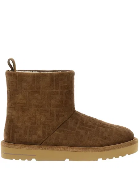 Cizme scurte Fendi maro