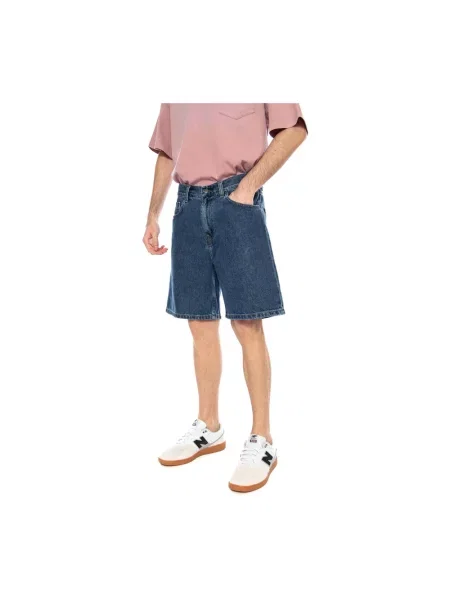 Krótkie szorty Carhartt Wip niebieskie