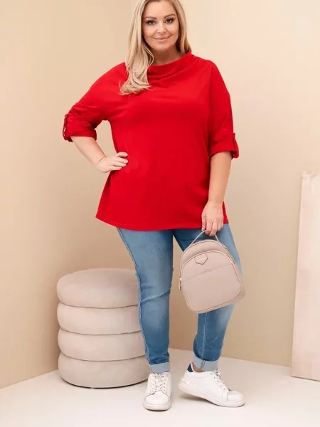 Bluză Kesi Włoski roșu