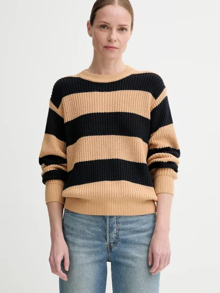 Пуловер с вълна Levi's ROCKET SWEATER кафяво