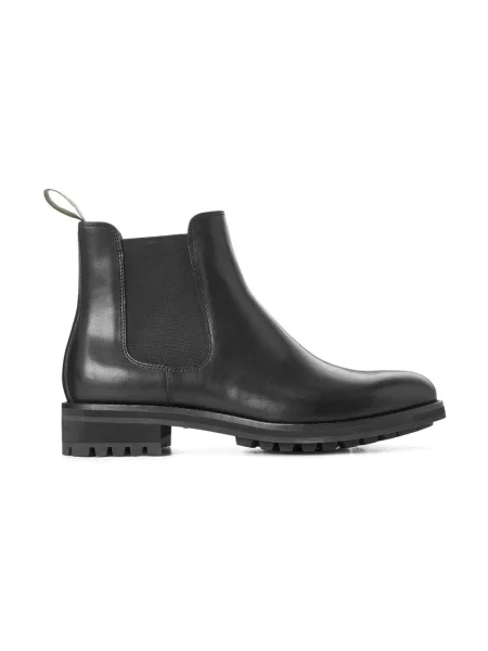 Buty chelsea z elastyczną wstawką model ‘BRYSON’ Polo Ralph Lauren czarne